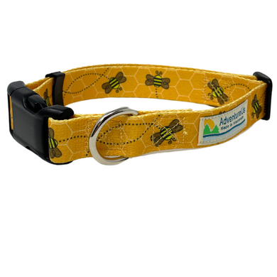 Buzzing Bees Pet Collar - Adjustable Sizes - USA Made