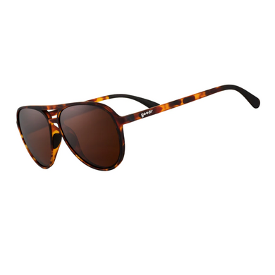 Goodr Sunglasses- Mach G -Aviator- Tortoise Shell- Amelia Earhart Ghosted Me