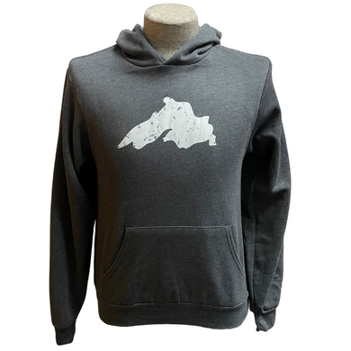 Crackled Lake Superior - Sponge Fleece Hooded Sweatshirt- Multiple Colors