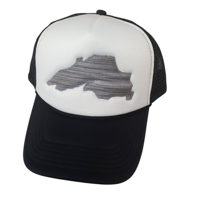 Designed to fit almost any adult head, this hat has an adjustable rear strap closure. Mesh cap crown height: 3.5 in. Brim length: 3 in. Brim width: 6.5 in. (flexible bend).