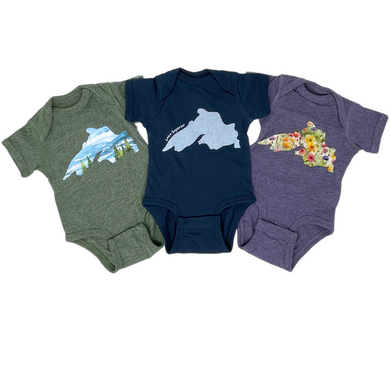 Lake Superior Baby Onesie