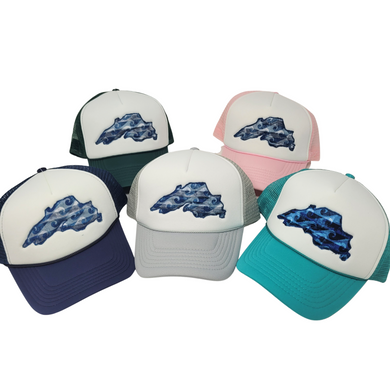 Lake Superior Waves Trucker Hat