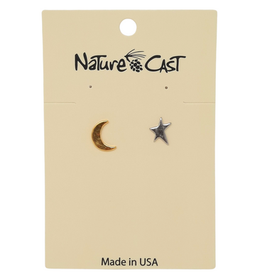 Add a little sparkle to your look with these handcrafted, nature-inspired earrings.  Made in the USA Hypoallergenic posts Measures 3/8