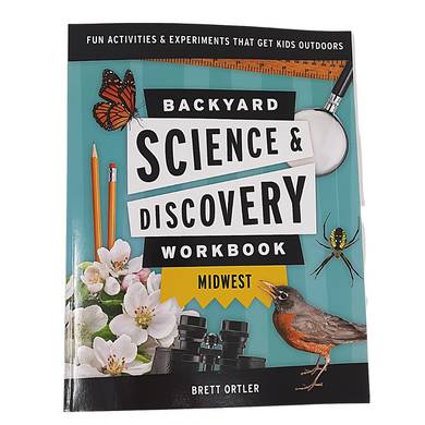 You never know what your children will uncover outside. Every day is a little treasure hunt. If they keep good records and share what they find, their observations can even help scientists learn more about nature in the states of Illinois, Indiana, Iowa, Kansas, Michigan, Minnesota, Missouri, Nebraska, North Dakota, Ohio, South Dakota, and Wisconsin. So get the Backyard Nature & Science Workbook: Midwest, and get started on a lifetime of discovery.