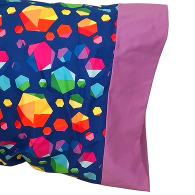 Brighten up your bedroom with a beautiful, soft pillowcase.  Standard size (20