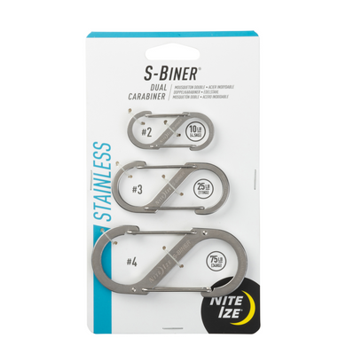 Have your favorite gear at the ready with this perfect set of carabiner clips.