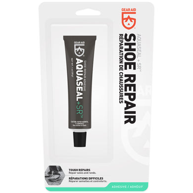 This shoe repair adhesive is waterproof and dries as a clear, flexible glue that lasts for years. With just one small 1 oz tube, easily complete a boot repair, create durable toe protectors, and rebuild worn heels. Unaffected by heat or cold, make heavy duty shoe repairs that can withstand the elements whether at a jobsite or on a mountaintop. From rubber boots to steel-toe shoes and everything in between, repair and reinforce your footwear with Aquaseal SR.